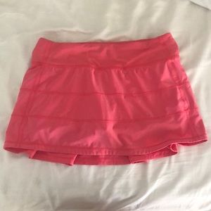 Pink Lululemon Tennis Skirt size 4